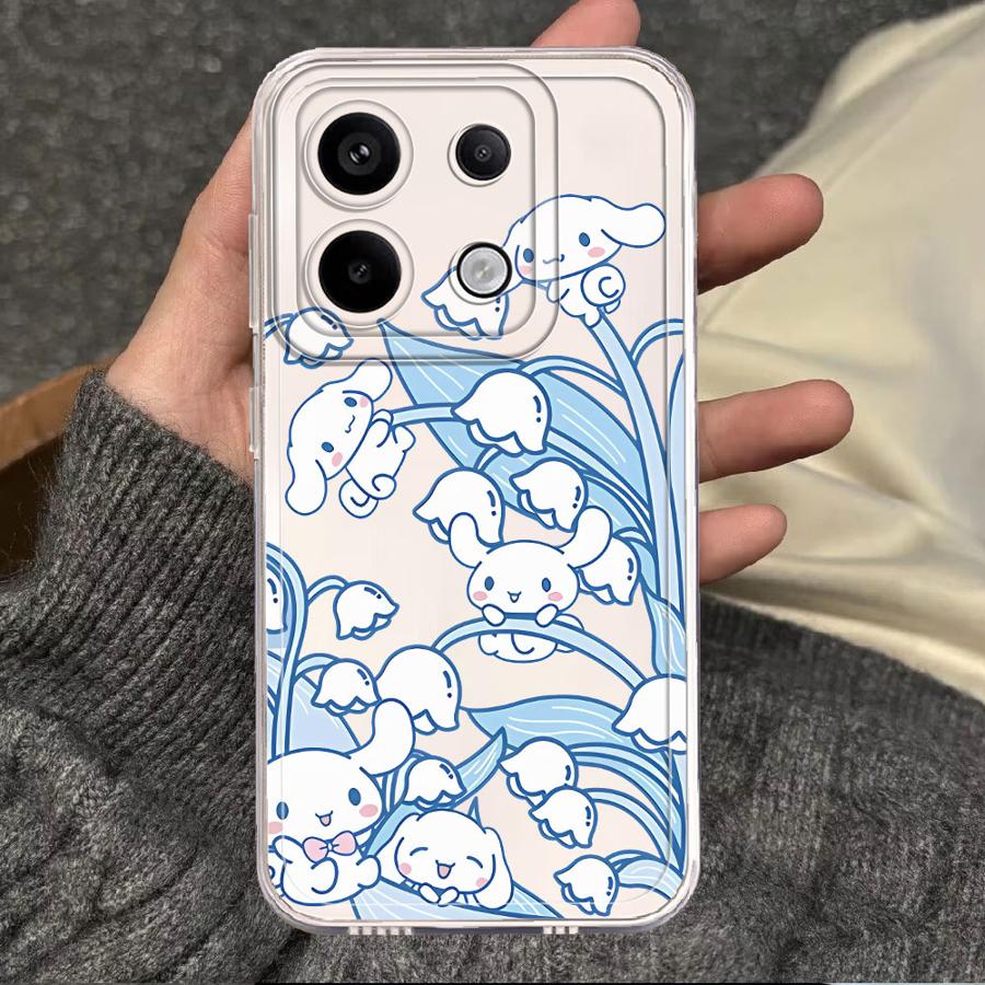 Tablet And Accessories Case - Sanrio Cinnamoroll Kuromi Clear Phone Cover