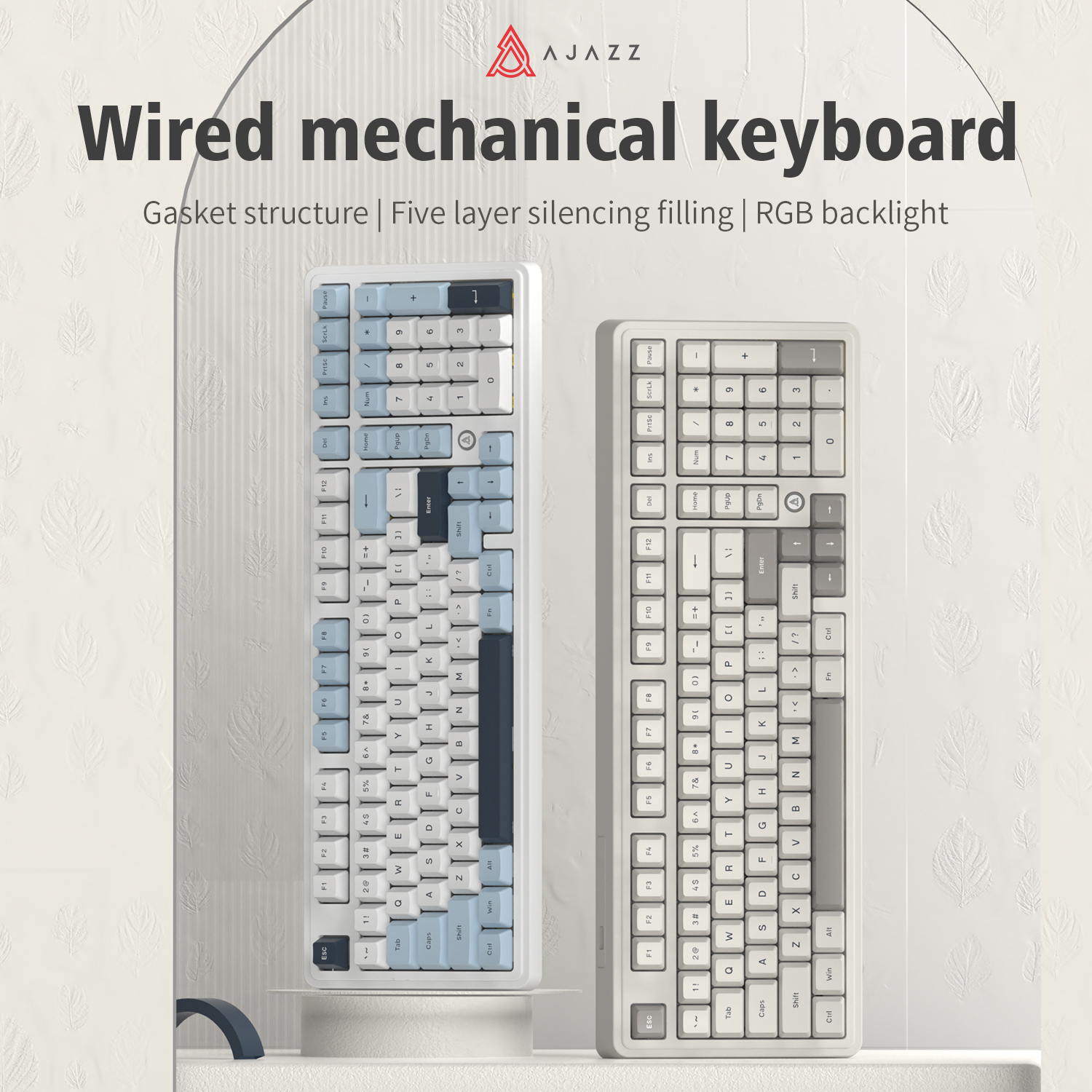 Tablet Accessories Keyboard - AJAZZ AK980 Wired Mechanical Keyboard Hot