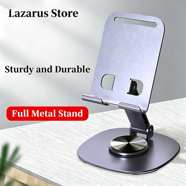 Tablet Stand Adjustable - Heavy Duty Aluminum Tablet Stand, 360°