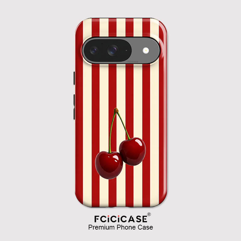Tablet And Accessories Case - Fcicicase Cherry Stripe Pattern Phone Case