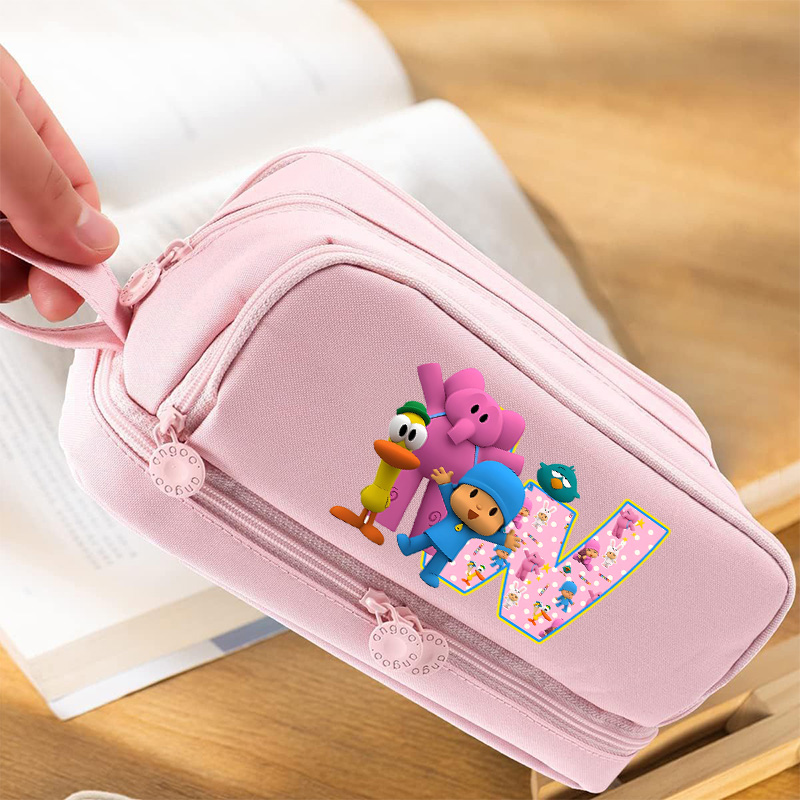 Case With Pencil Holder - Pocoyos Series Pencil Case Multi Layer