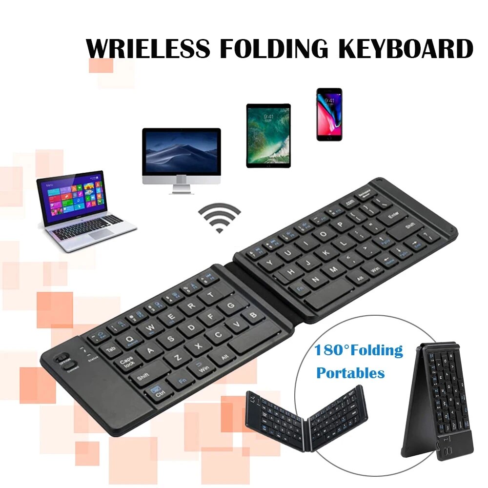 Folding Bluetooth Keyboard For - Tablet Accessories Keyboard review and price
