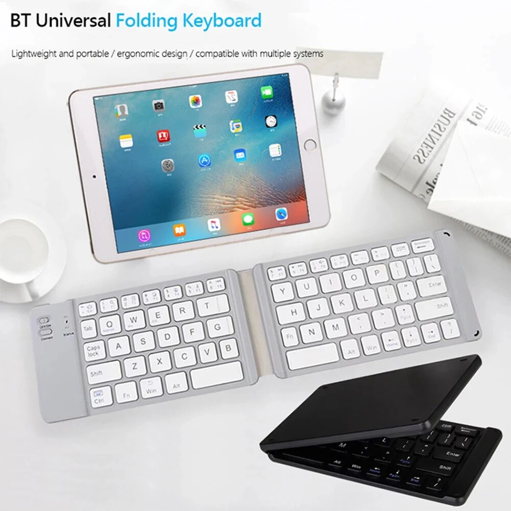 Folding Bluetooth Keyboard For - Tablet Accessories Keyboard review and price