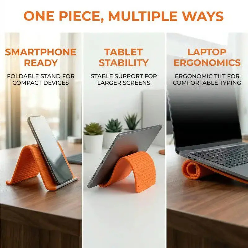 Silicone Foldable Phone Stand  - Tablet Phone Accessories review and price