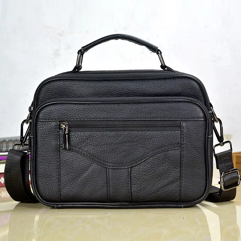 Small Men's Genuine Leather Sh - Tablet Shoulder Bag review and price