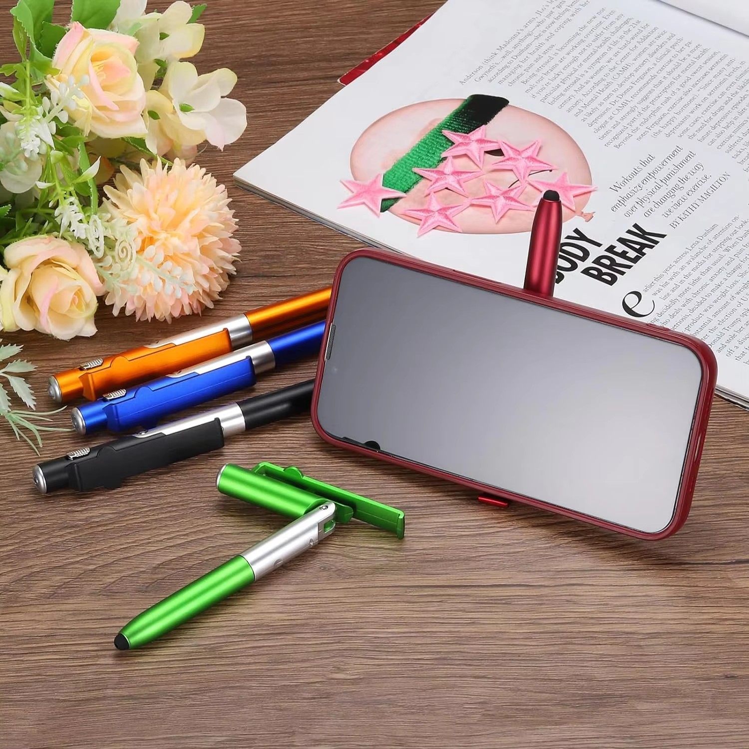 4 IN 1 Multifunction Touch Pen - Case With Pencil Holder review and price