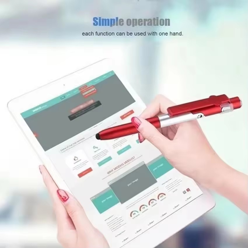 4 IN 1 Multifunction Touch Pen - Case With Pencil Holder review and price