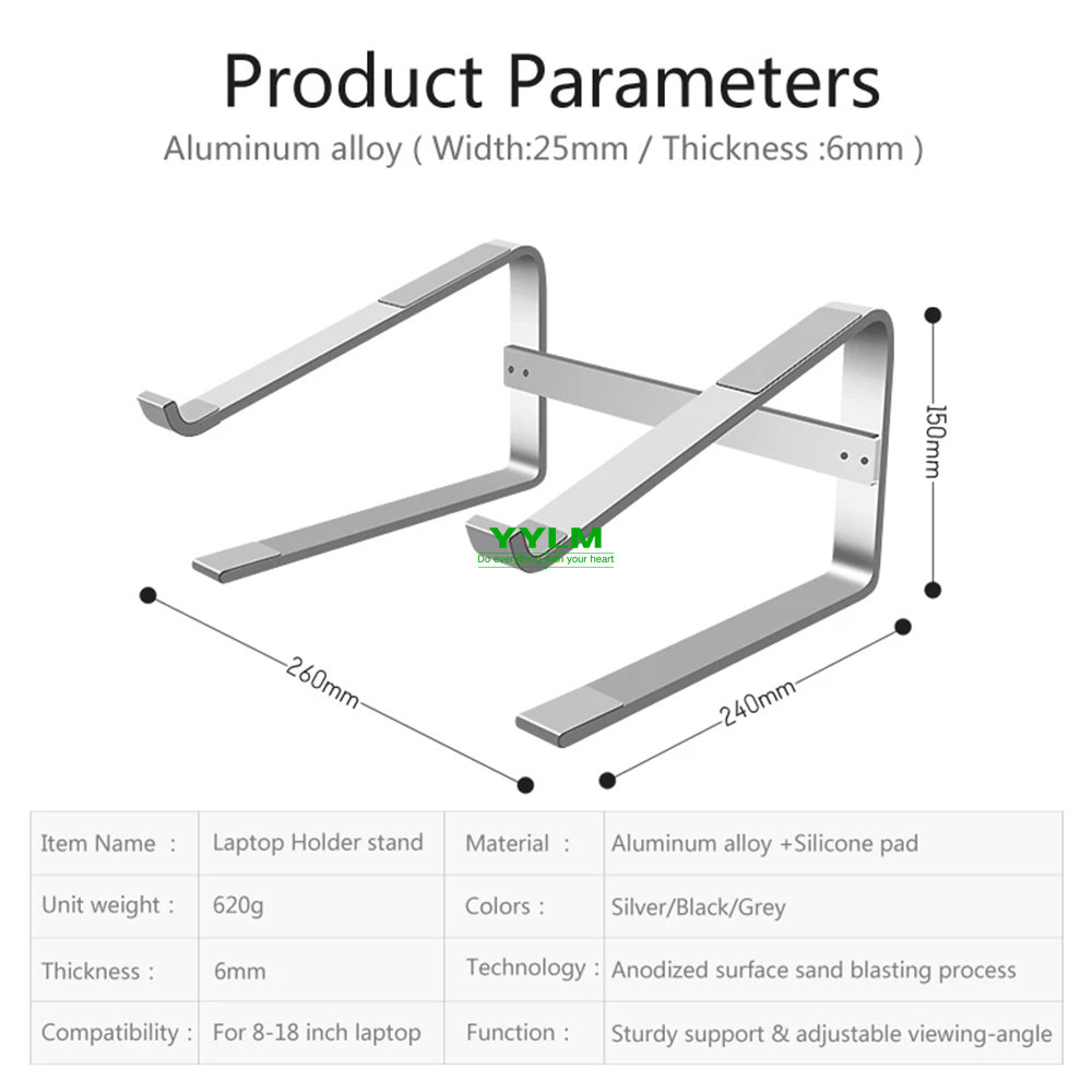 Aluminum Laptop Stand Notebook - Tablet Ipad Accessories review and price