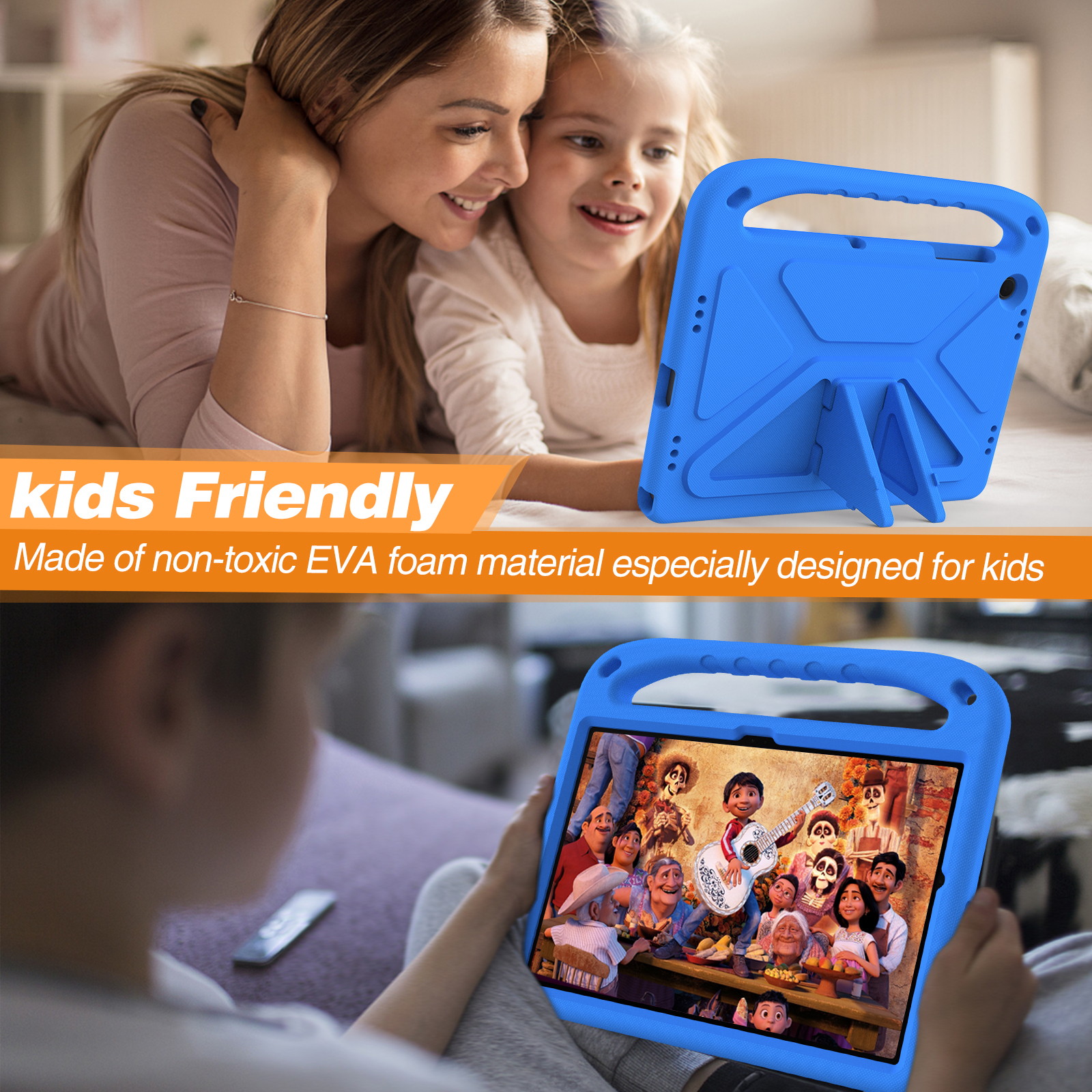 Kids EVA Stand Case For Samsun - Tablet A9 Accessories review and price