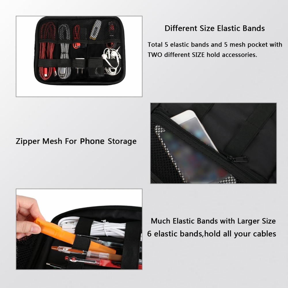 Electronics Organizer Travel C - Tablet Phone Accessories review and price