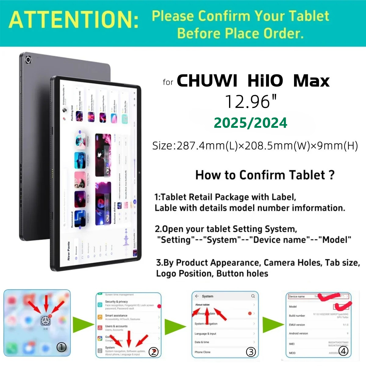 Flip Cover for Chuwi Hi10 Max  - Chuwi Tablet Accessories review and price