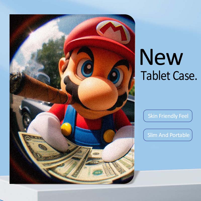 Cartoon M-Marios Art For Samsu - Tablet A9 Accessories review and price