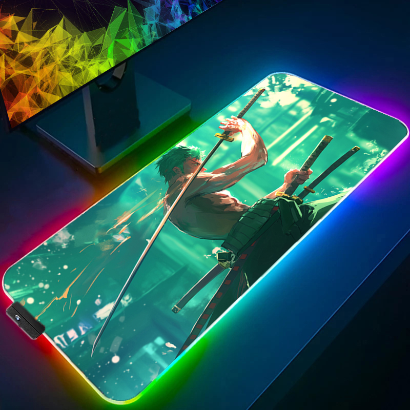 ONE PIECE Zoro Mouse Pad RGB G - Tablet Accessories Keyboard review and price