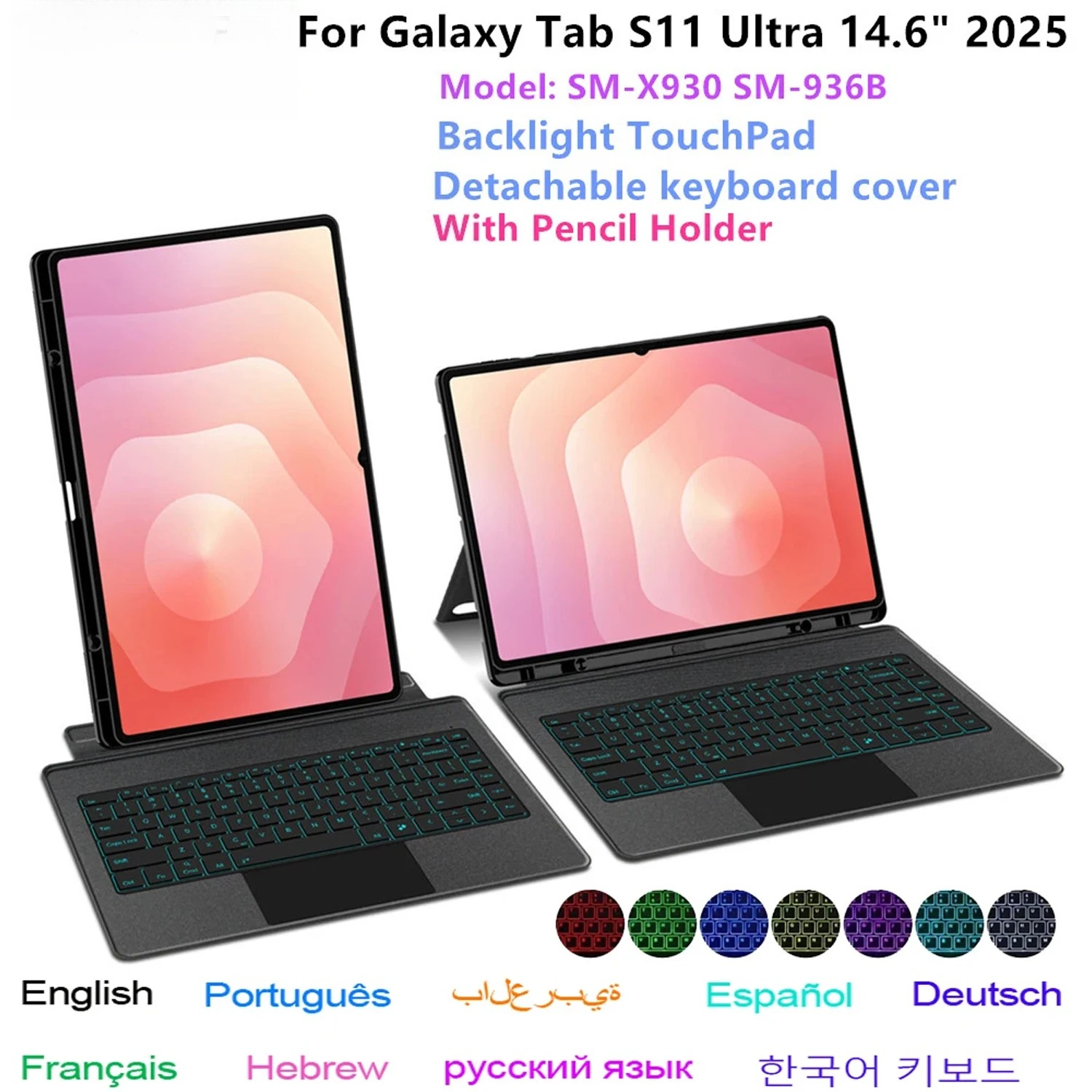 Backlight Magic Keyboard For S - Tablet Accessories For Samsung review and price