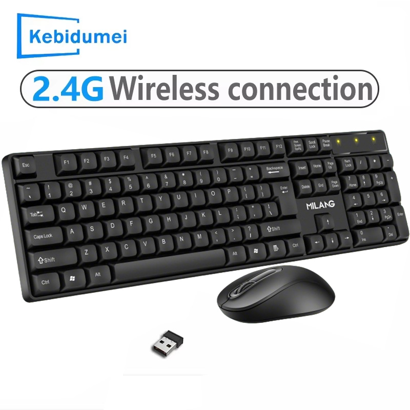 2.4GHz Wireless Keyboard Mouse - Tablet Accessories Set review and price