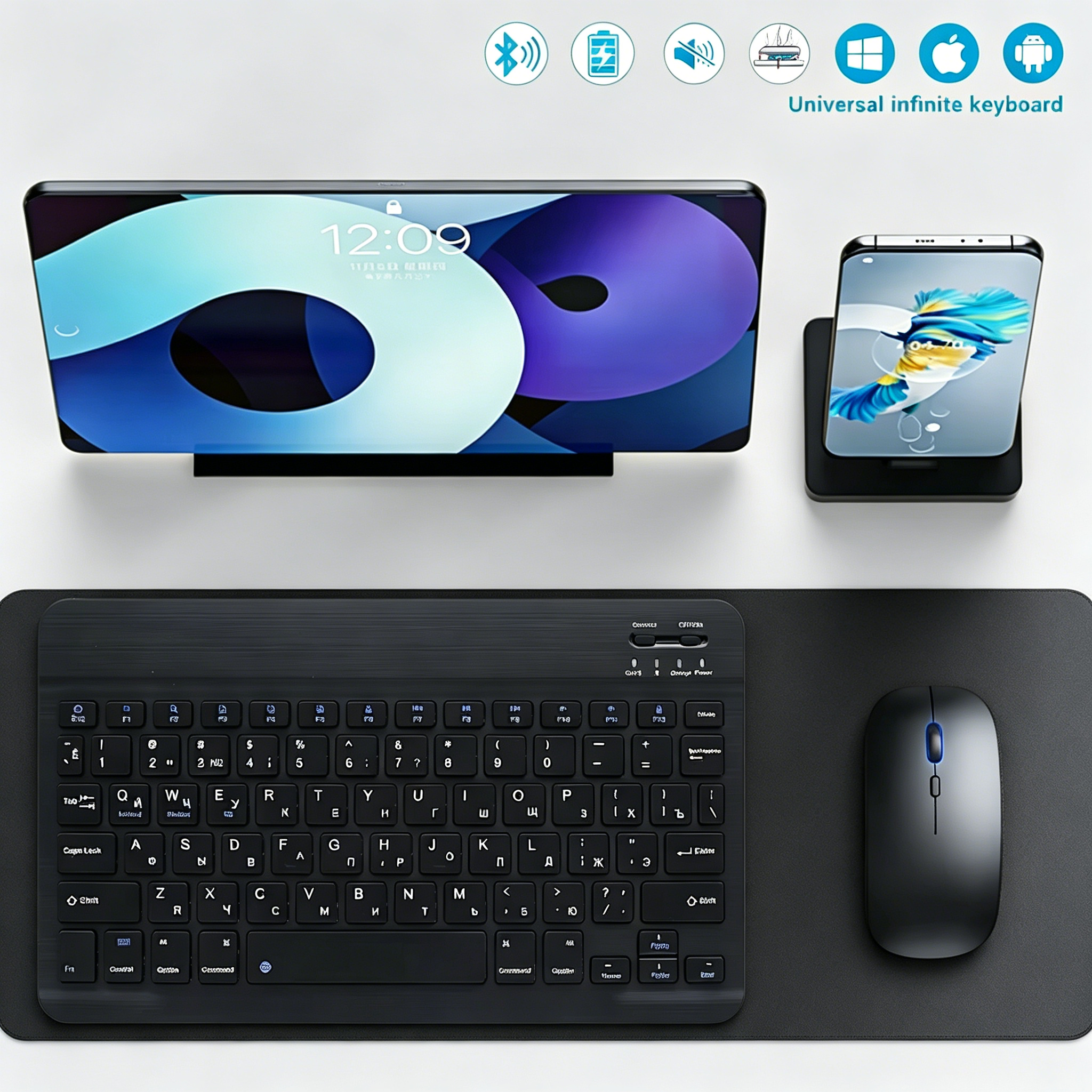 Bluetooth Wireless Keyboard Mo - Tablet Ipad Accessories review and price