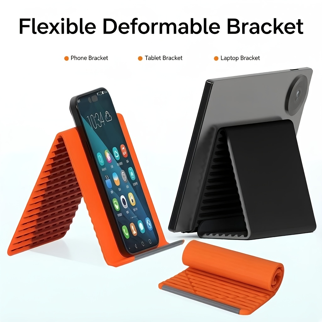 Portable Foldable Silicone Pho - Tablet Stand Adjustable review and price