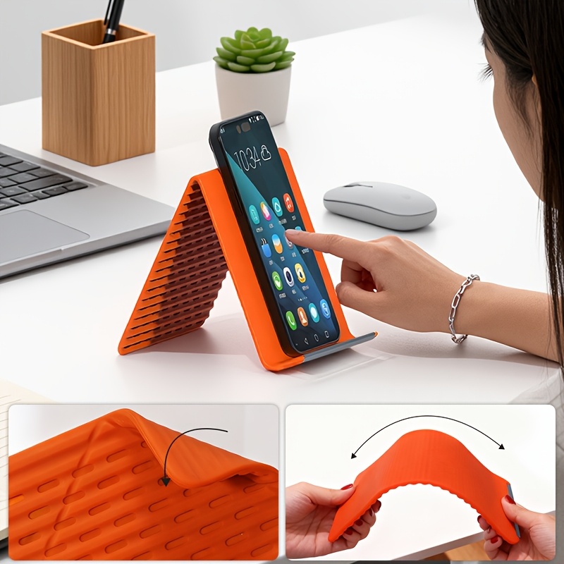 Portable Foldable Silicone Pho - Tablet Stand Adjustable review and price