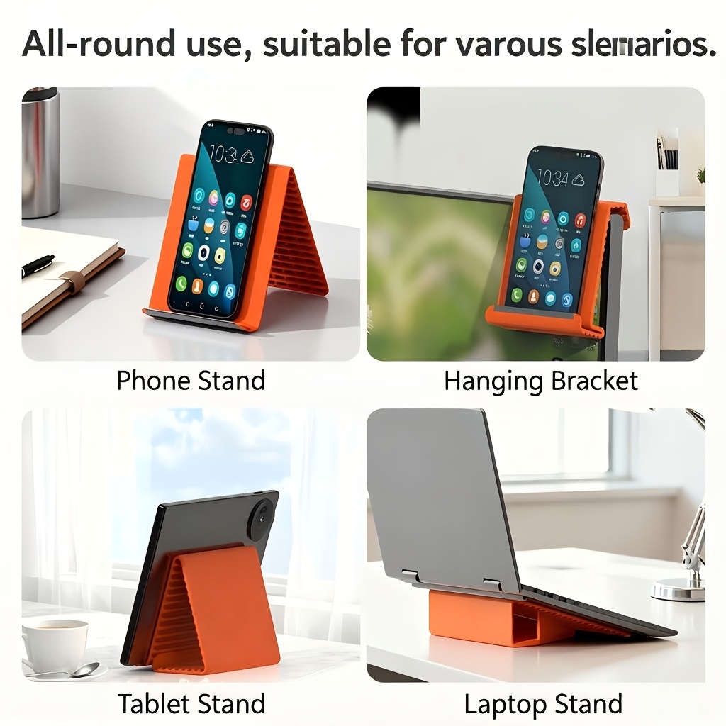 Portable Foldable Silicone Pho - Tablet Stand Adjustable review and price