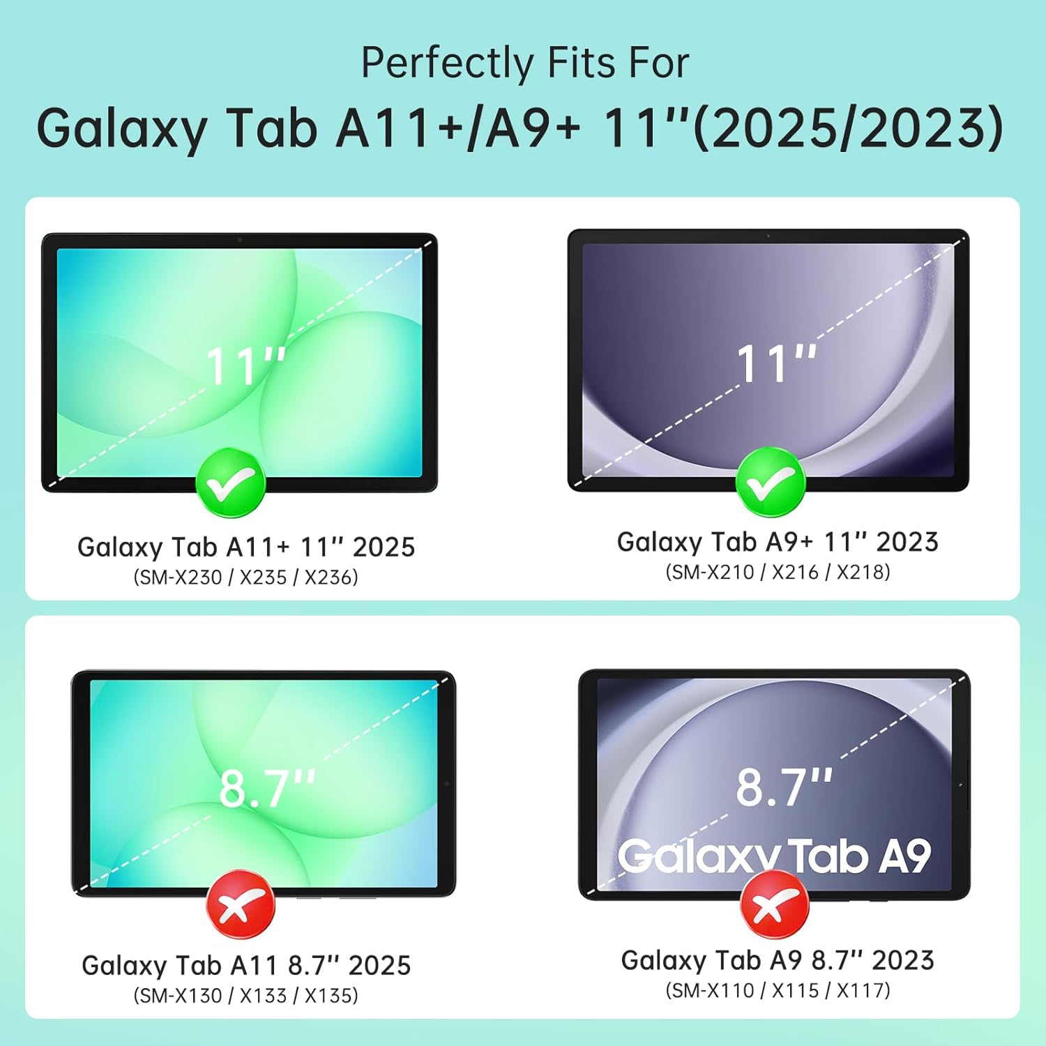 Case for Samsung Galaxy Tab A9 - Tablet A9 Accessories review and price