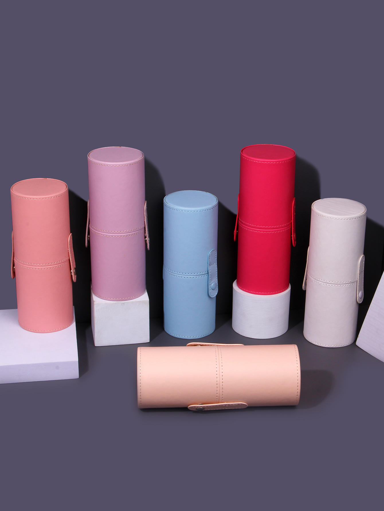 Portable multi-color makeup br - Case With Pencil Holder review and price