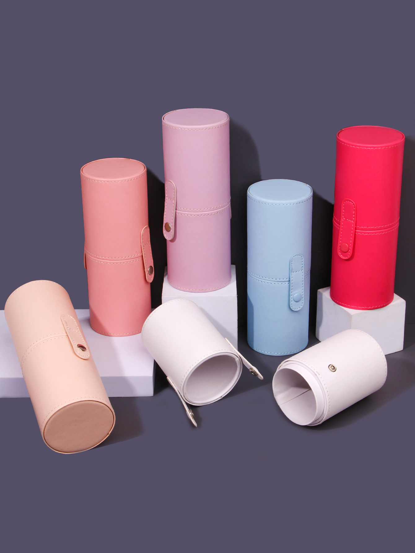 Portable multi-color makeup br - Case With Pencil Holder review and price