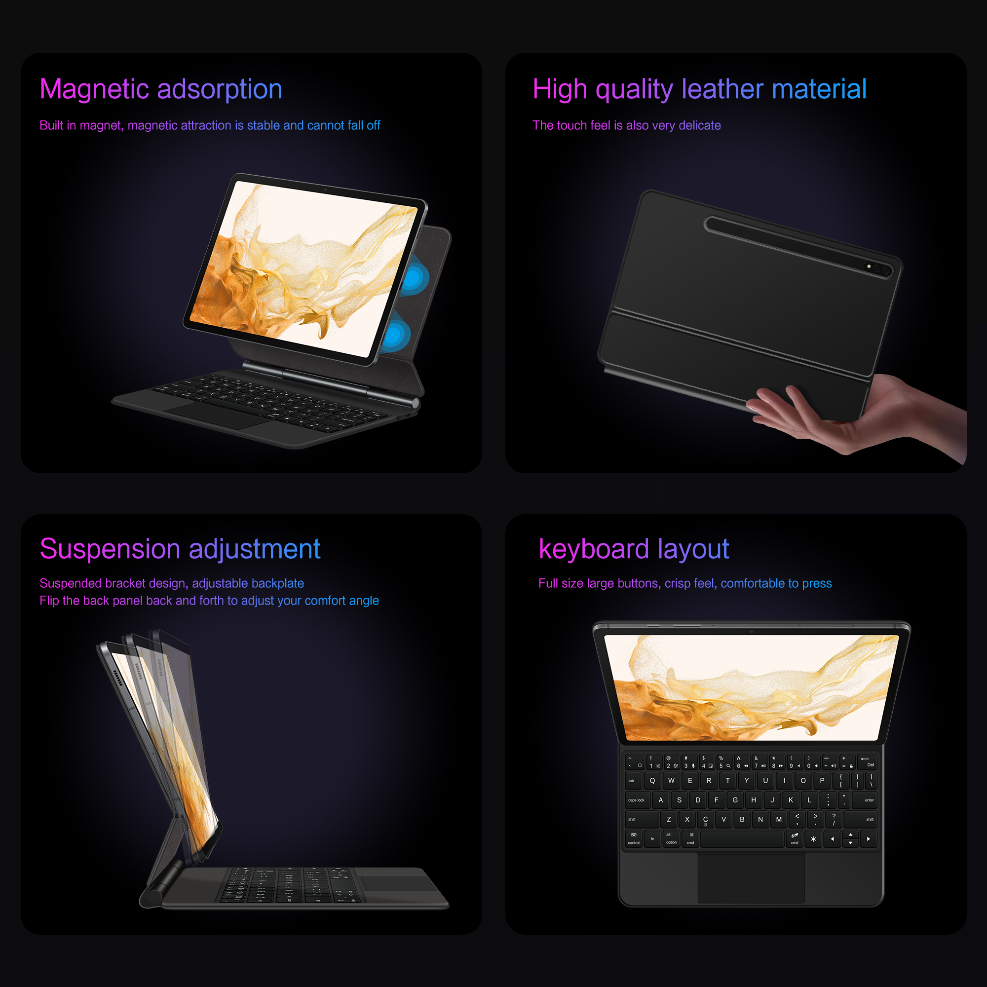 LFOIQN Magic Keyboard for Sams - Tablet Accessories For Samsung review and price