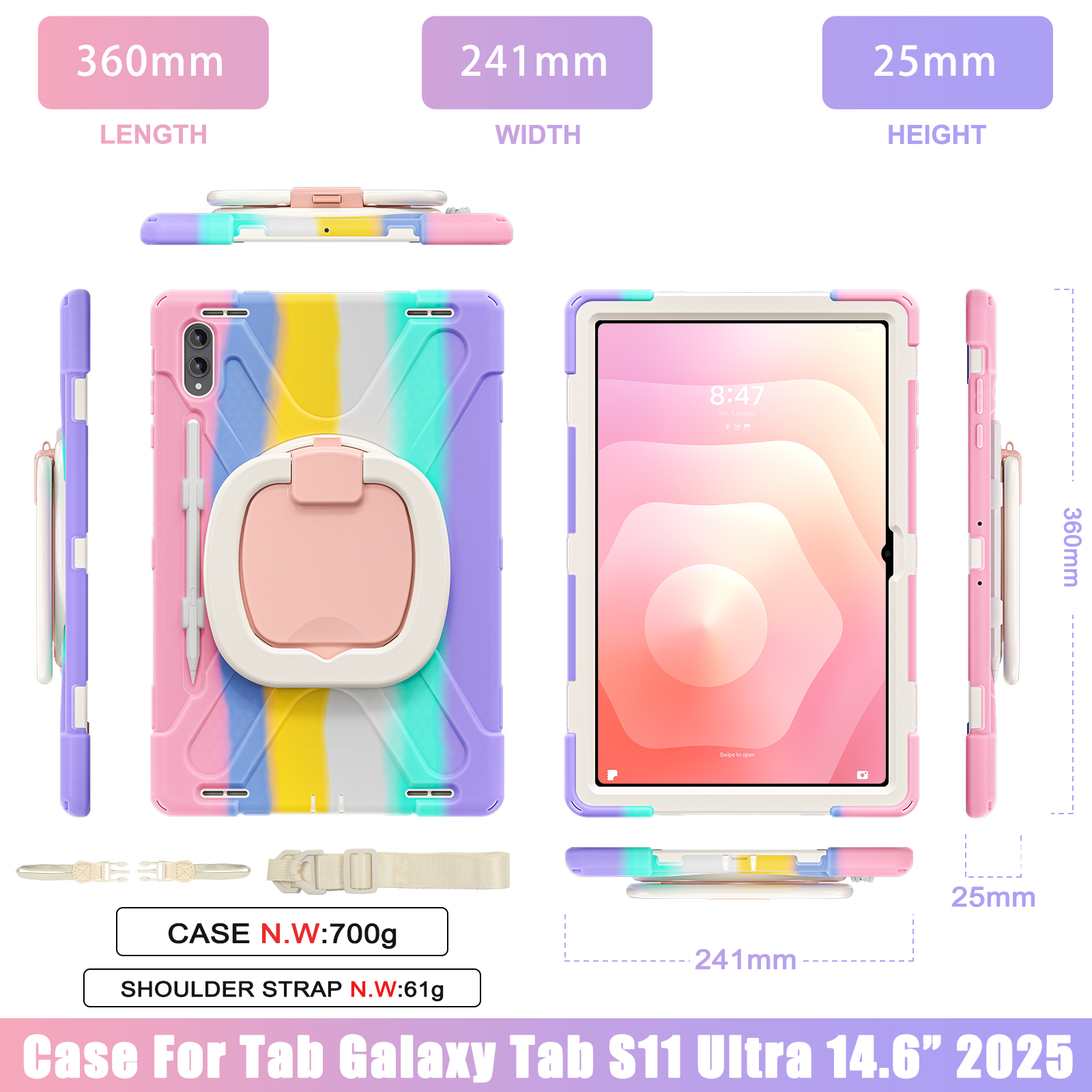 Heavy Duty Protective Case for - Samsung Tablet S11 Accessories review and price