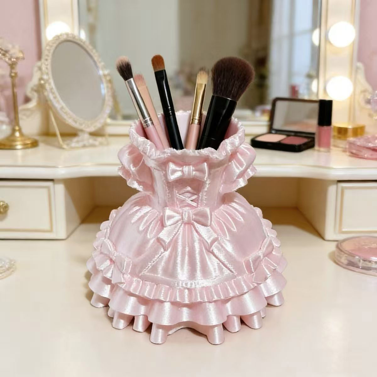 Princess Dress Makeup Brush Ho - Case With Pencil Holder review and price