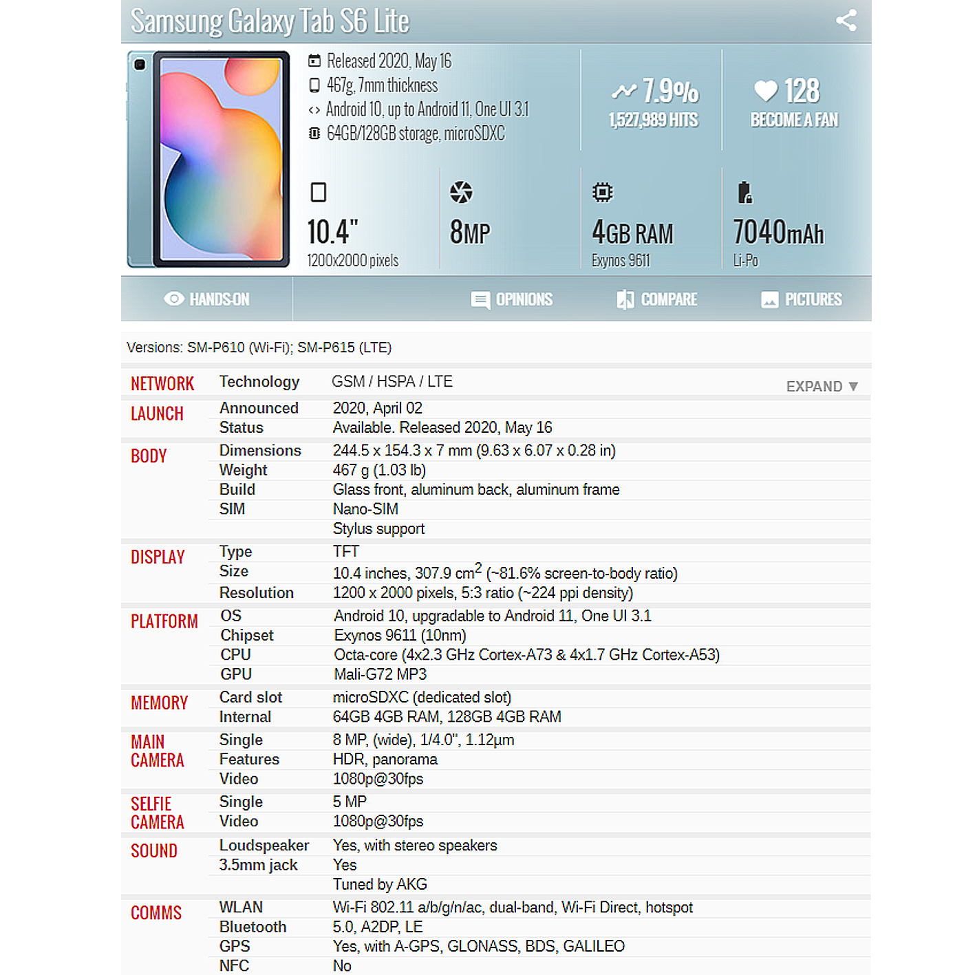 For Samsung Galaxy Tab S6 Lite - Tablet Accessories For Samsung review and price