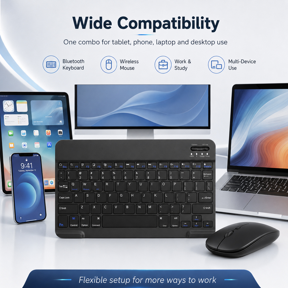 Bluetooth Wireless Keyboard Fo - Tablet Ipad Accessories review and price