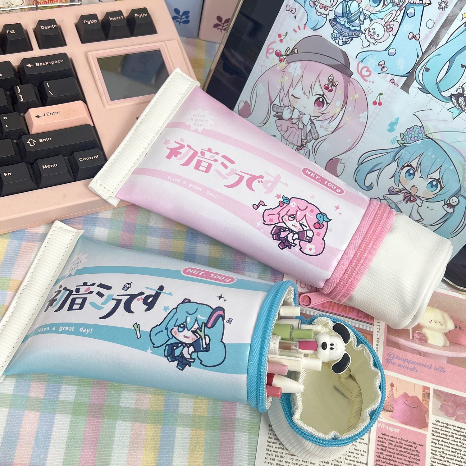 Hatsune Miku Simulation Toothp - Case With Pencil Holder review and price