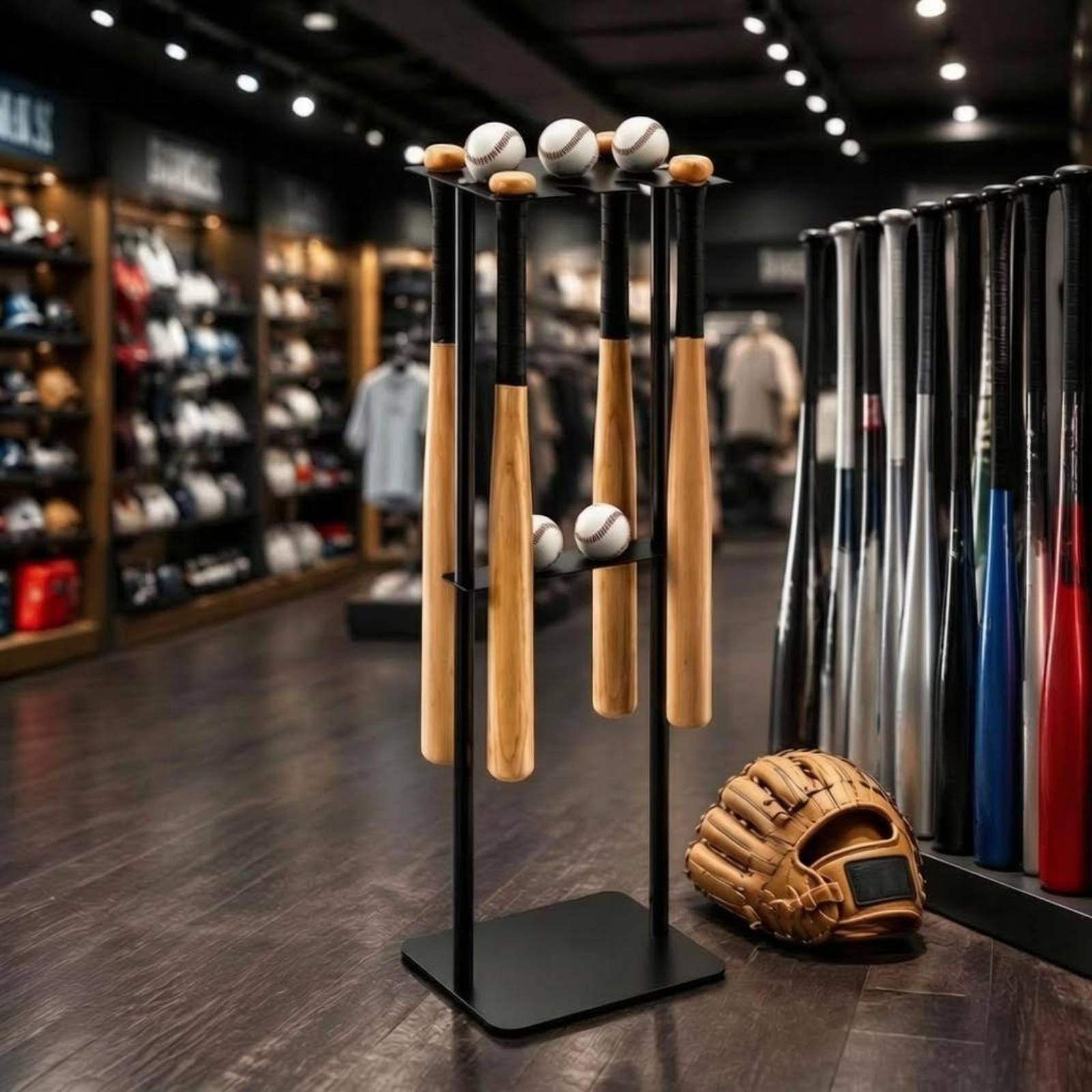 Metal Baseball Display Rack Mo - Mobile & Tablet Accessories review and price