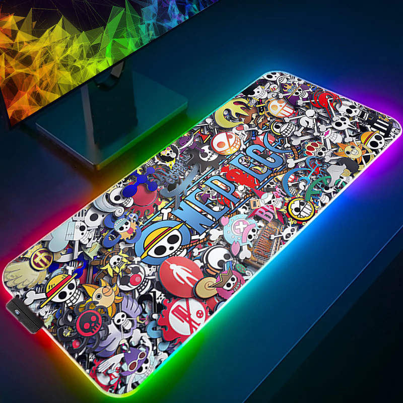 LED Mouse Pad One Piece Luffy  - Tablet Accessories Keyboard review and price